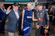 Princely Couple Attends Monaco Grand Prix