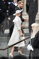 ROYALS - Platnum Jubilee: Meghan Markle und Prinz Harry am Dankgottesdienst in der St. Paul's Cathedral 