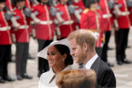 ROYALS - Platnum Jubilee: Meghan Markle und Prinz Harry am Dankgottesdienst in der St. Paul's Cathedral 