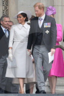 ROYALS - Platnum Jubilee: Meghan Markle und Prinz Harry am Dankgottesdienst in der St. Paul's Cathedral 