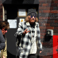 PEOPLE - Johnny Depp auf dem Weg zum Soundcheck in Glasgow
