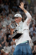 TENNIS - Roland Garros 2022: Die Polin Iga Swiatek feiert ihren Sieg gegen die US-Amerikanerin Coco Gauff
