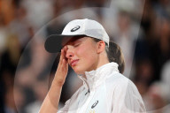TENNIS - Roland Garros 2022: Die Polin Iga Swiatek feiert ihren Sieg gegen die US-Amerikanerin Coco Gauff