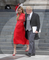 Boris Johnson- Service of thanksgiving for the Queen