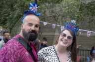 Street party on Jubilee Street to celebrate the Queen's Platinum Jubilee.
