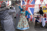Street party on Jubilee Street to celebrate the Queen's Platinum Jubilee.