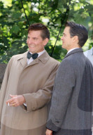 PEOPLE - Bradley Cooper am Set von "Maestro" in New York City 