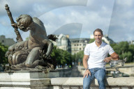 TENNIS - French Open: Sieger Rafael Nadal beim Fototermin vor dem Eiffelturm