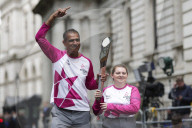 Commonwealth Games Baton Relay in Downing Street