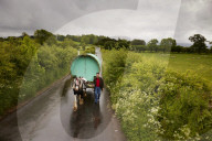 Journey to the annual Appleby Horse Fair in a horse-drawn bowtop.