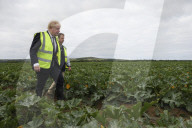 Prime Minister Boris Johnson visits Farms in Cornwall