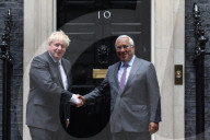 Prime Minister Boris Johnson meets Portugal PM  António Costa