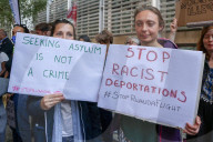 Anti Deportation Flight Protest