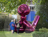 Christie's press preview Jeff Koons, Balloon Monkey