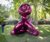 Christie's press preview Jeff Koons, Balloon Monkey