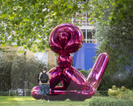 Christie's press preview Jeff Koons, Balloon Monkey