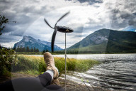 FEATURE - Überall Strom bei Wind: 
Ein kanadisches Start-up hat eine tragbare Windturbine entwickelt