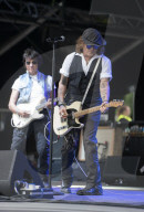 PEOPLE - Johnny Depp tritt in einem Konzert in Helsinki auf