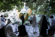 Grenfell Tower fire: fifth anniversary marked with silent march – in pictures