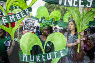 Grenfell Tower fire: fifth anniversary marked with silent march – in pictures