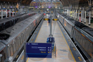 NEWS - GB: Leere Bahnhöfe in London wegen Eisenbahnerstreik