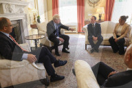 PM Boris Johnson and Health Sec meet CEO Moderna Stéphane Bancel