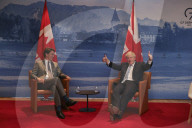 Prime Minister Boris Johnson attends the G7 in Germany