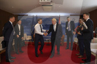 Prime Minister Boris Johnson attends the G7 in Germany