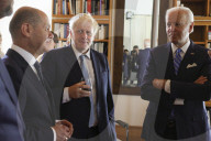 Prime Minister Boris Johnson attends the G7 in Germany