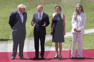 Prime Minister Boris Johnson attends the G7 in Germany