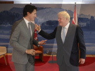 Prime Minister Boris Johnson attends the G7 in Germany