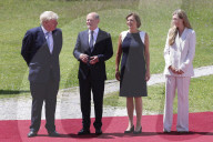 Prime Minister Boris Johnson attends the G7 in Germany