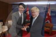 Prime Minister Boris Johnson attends the G7 in Germany