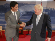 Prime Minister Boris Johnson attends the G7 in Germany
