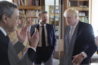Prime Minister Boris Johnson attends the G7 in Germany