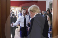 Prime Minister Boris Johnson attends the G7 in Germany