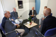 Health Sec Sajid Javid visits suicide prevention charity Papyrus