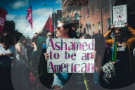 Protests Over Roe Vs Wade Ruling in Dublin