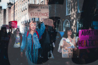 Protests Over Roe Vs Wade Ruling in Dublin