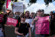 Protests Over Roe Vs Wade Ruling in Dublin