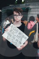 Protests Over Roe Vs Wade Ruling in Dublin
