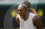 Serena Williams shouts out in her victory