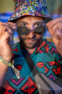Sequins, sunflowers and sea creatures: Dougie Wallace's Glastonbury gallery