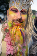 Sequins, sunflowers and sea creatures: Dougie Wallace's Glastonbury gallery