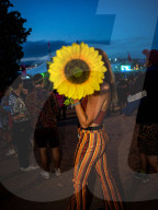 Sequins, sunflowers and sea creatures: Dougie Wallace's Glastonbury gallery