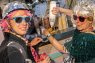 Sequins, sunflowers and sea creatures: Dougie Wallace's Glastonbury gallery