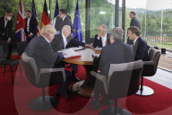 Prime Minister Boris Johnson attends the G7 in Germany