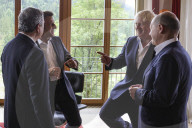 Prime Minister Boris Johnson attends the G7 in Germany