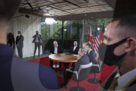 Prime Minister Boris Johnson attends the G7 in Germany