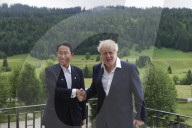 Prime Minister Boris Johnson attends the G7 in Germany
